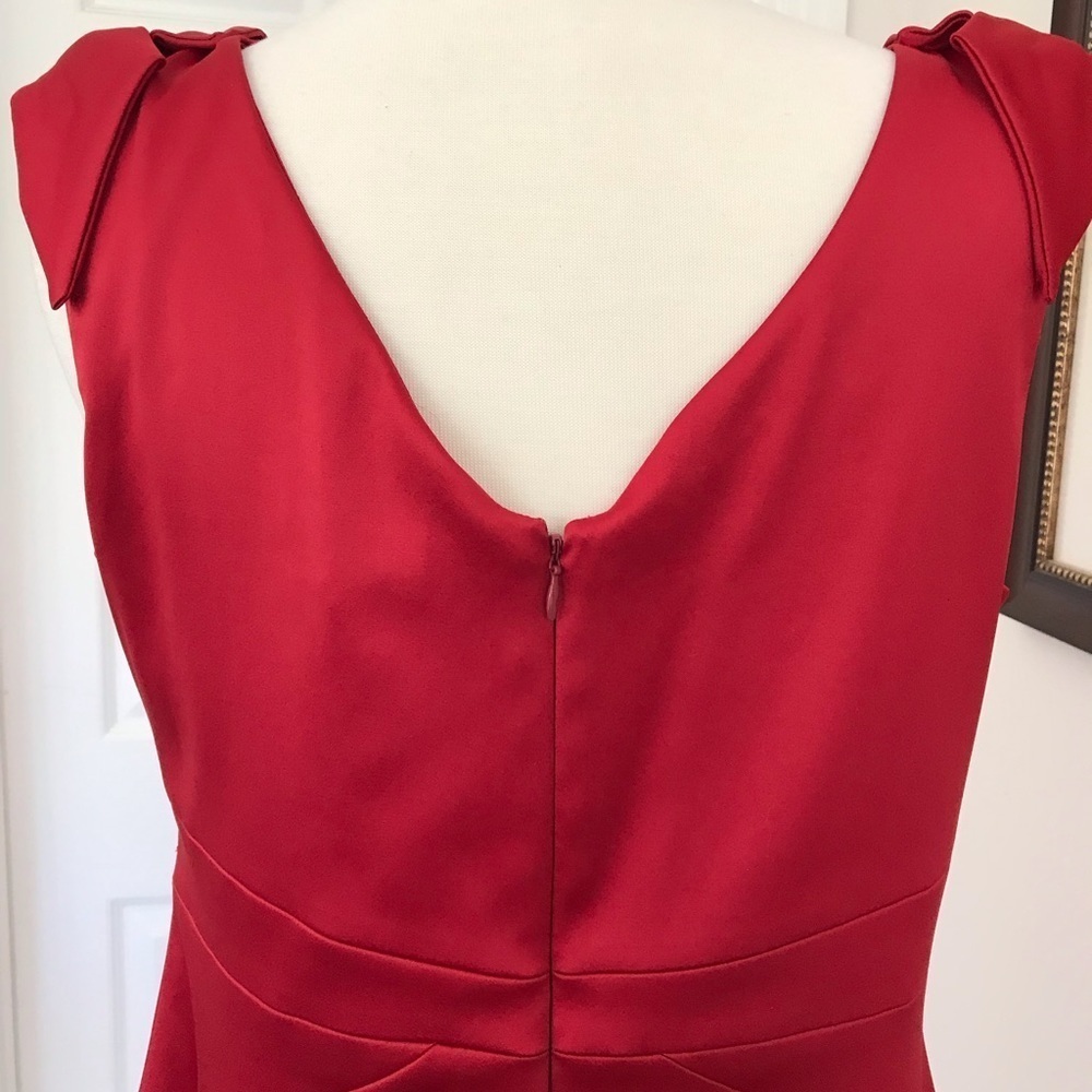 Red Satin Dress - Picture 6 of 6